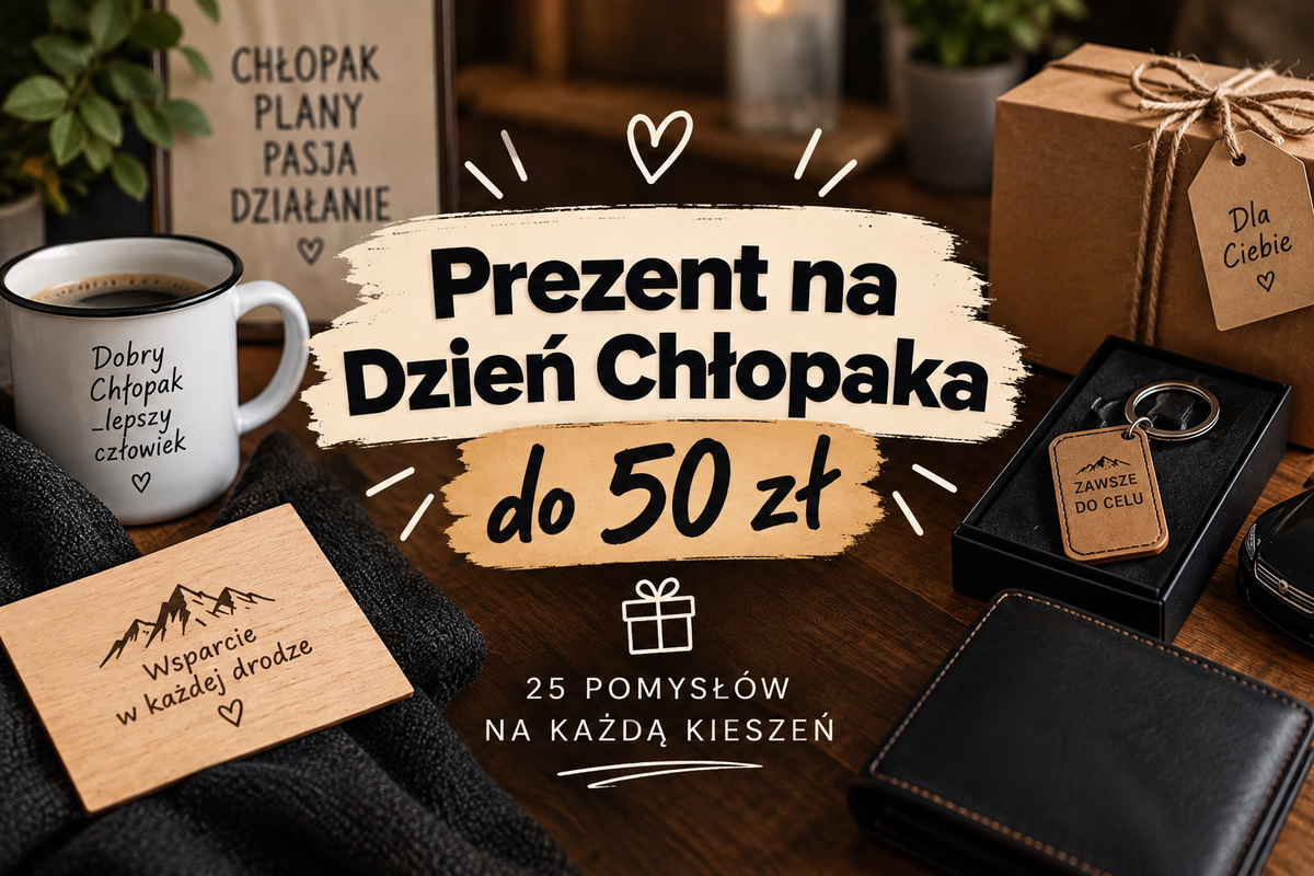 Prezent na Dzień Chłopaka do 50 zł | 25 pomysłów