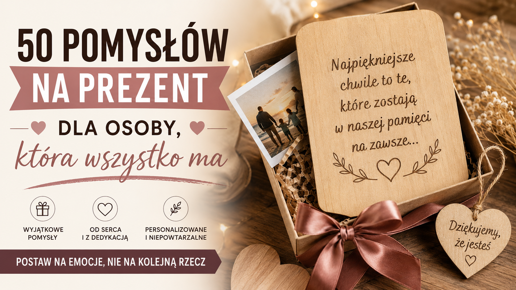 50 pomysłów na prezent. Postaw na emocje! 🥰